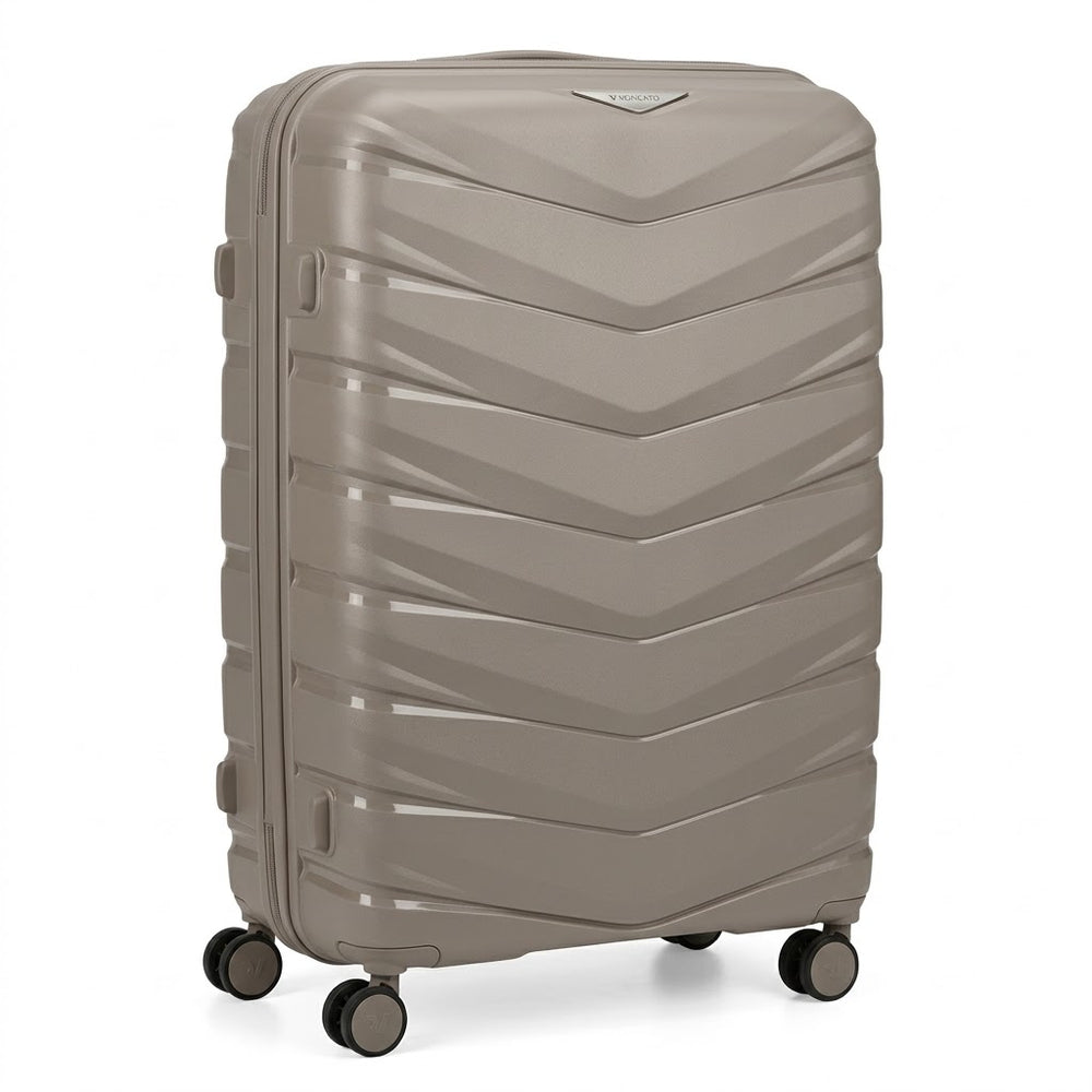 3piece set Roncato Beige Hard Shell Trolley Suitcase / Luggage Bag