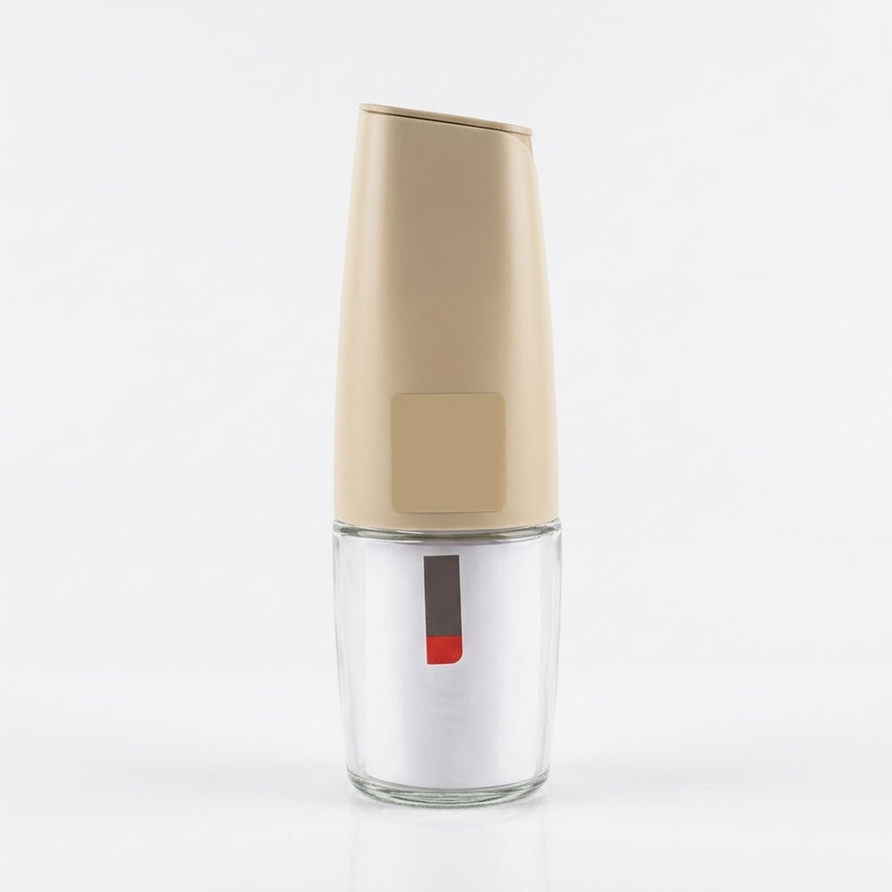 Glass Oil Dispenser Bottle with Automatic Lid