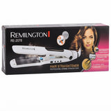 Remington RE-2078 Professional Multifunctional Ceramic Hair Straightener and Curling Stick with Steam and Temperature Control