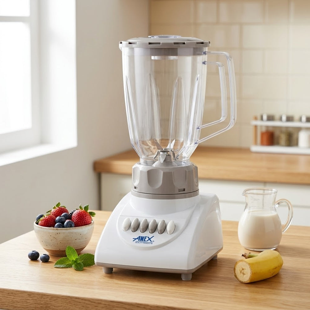 Anex Electric Juicer Blender & Milkshake Maker Machine with Transparent Jug