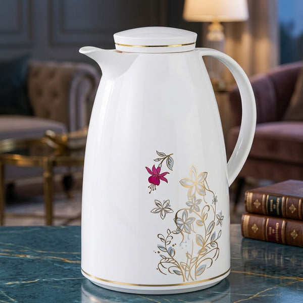 Eagle Thermal Vacuum Flask / Tea Thermos Pot with Elegant Floral Design
