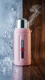 Premium Pink Thermal Insulated Vacuum Flask Water Bottle