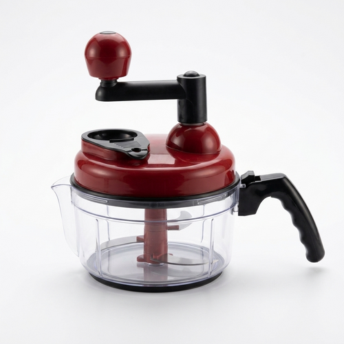 Manual Hand Crank Food Chopper - Rotary Meat & Vegetable Chopper