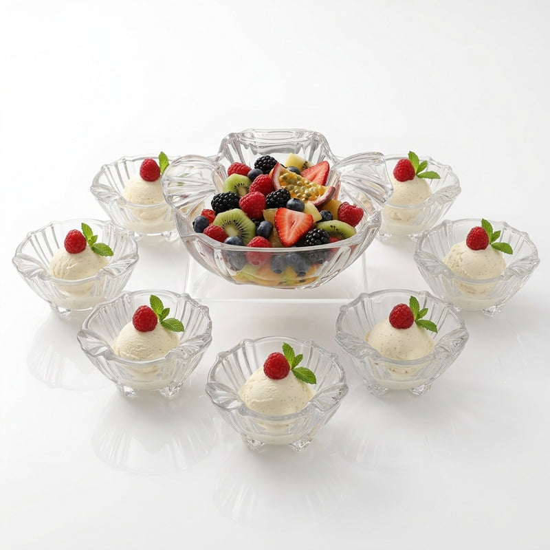 7-Piece Glass Dessert Bowl Set