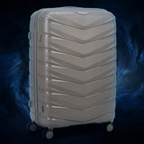 3piece set Roncato Beige Hard Shell Trolley Suitcase / Luggage Bag