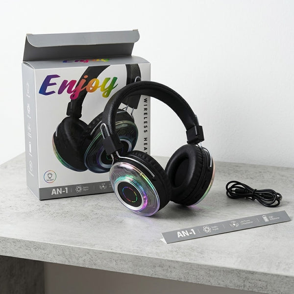 Enjoy AN-1 Wireless Headphones with LED Light
