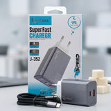 J-CELL J-352 Super Fast Charger (QC+PD 85W Max)